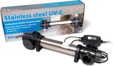 STU-55 Stainless Steel Pond and Aquarium Clarifier, 55-Watt