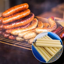 Kitchen Collagen Sausage Casings For Cooked And Smoked, 26 Mm X 46 Ft For 20 Lb