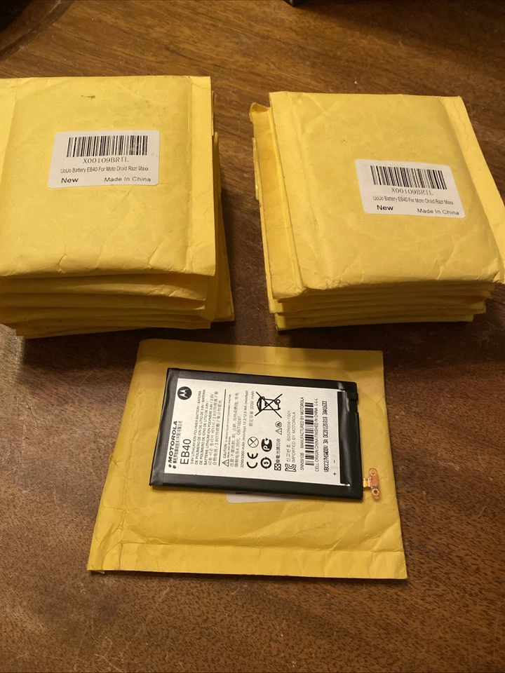 Lot Of (15)Motorola Moto Droid Razr Maxx XT912M Battery Replacement EB40 3200mAh - Image 3 of 3