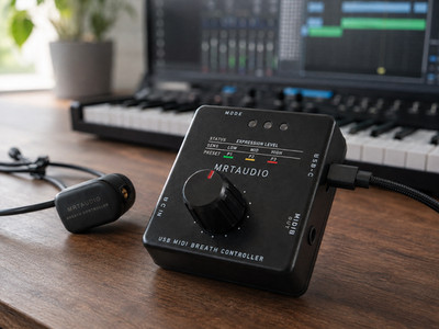 MRTAUDIO USB MIDI BREATH CONTROLLER