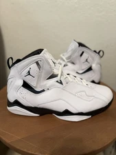 Nike Air Jordan True Flight White Oxidized Green Black Shoes  Men's 13