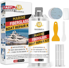 Marine Fiberglass Repair Kit for Boats, Gel Coat Repair Kit for Boats, Epoxy Fil
