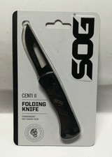 SOG Centi II – Coltello EDC Ultra-Sottile in Acciaio Inox – Portachiavi – NUOVO