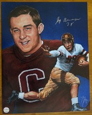 Jay Berwanger U of Chicago Autographed 8x10 Heisman 1935