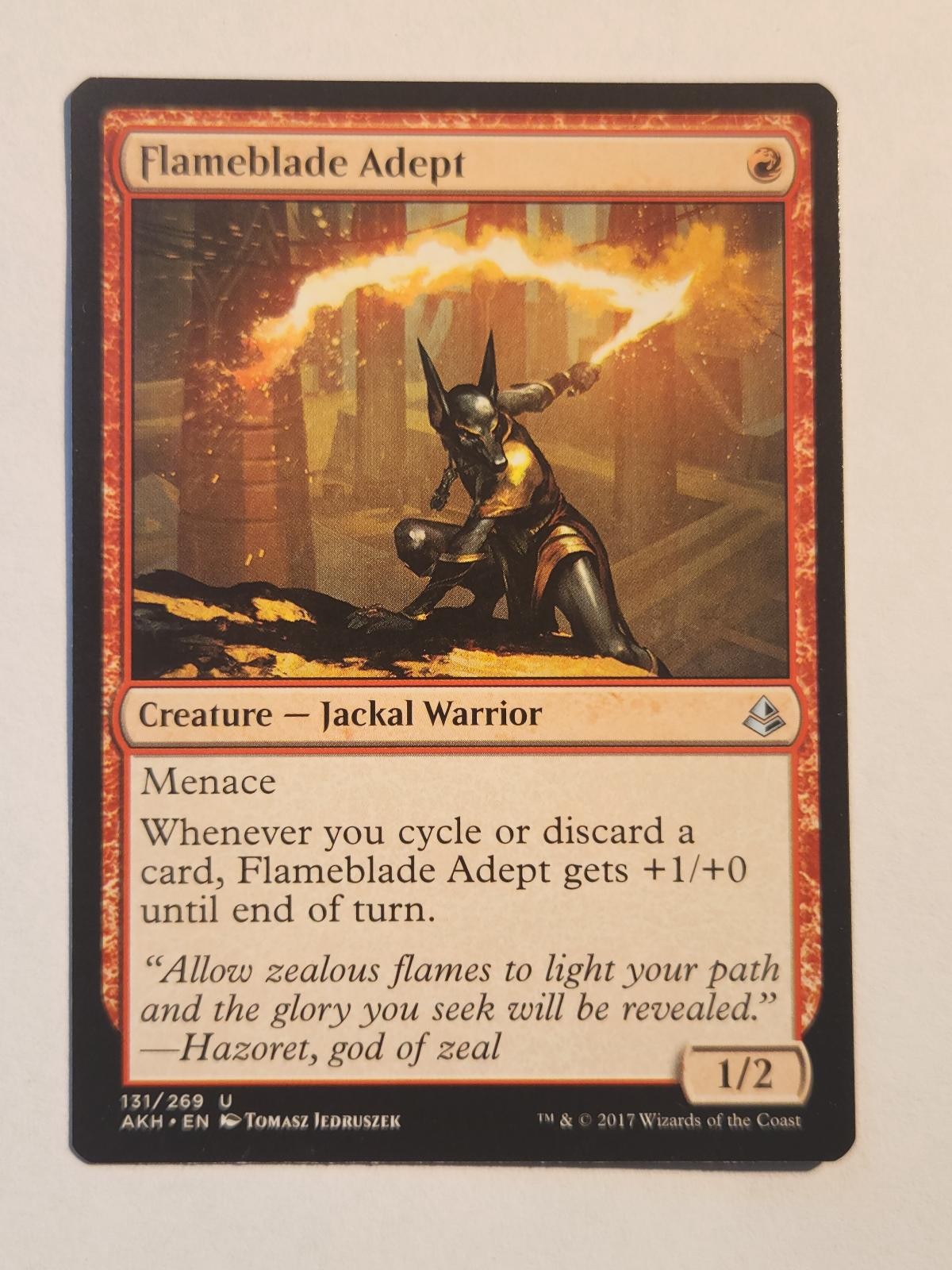 Flameblade Adept 131 Amonkhet Magic: The Gathering Uncommon MP