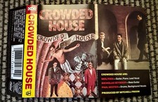 CROWDED HOUSE Self Titled S/T cassette tape XDR 1986 Capitol Records 1st edtn