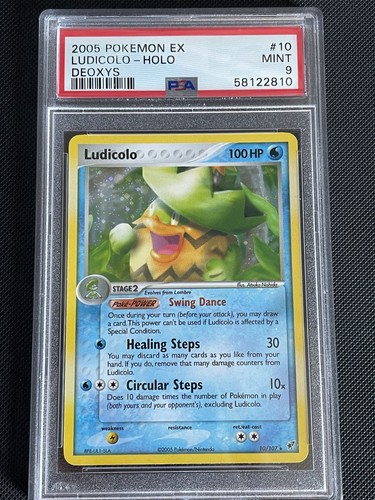 Ludicolo graded PSA 9 for sale on eBay