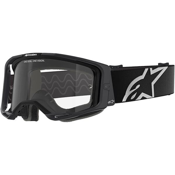Alpinestars Vision 8 Corp Motocross Off-Road Goggles - Black / Clear Lens