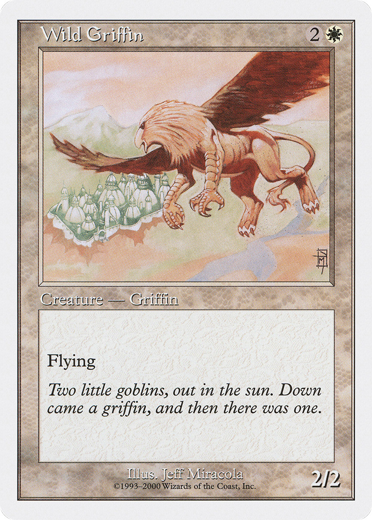 Wild Griffin (MP) Starter 2000 S00 Magic MTG