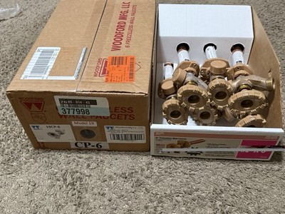 (6PK) Woodford 1/2 in. Brass Sweat x MPT Freeze-Resistant Anti-Rupture Sillcock