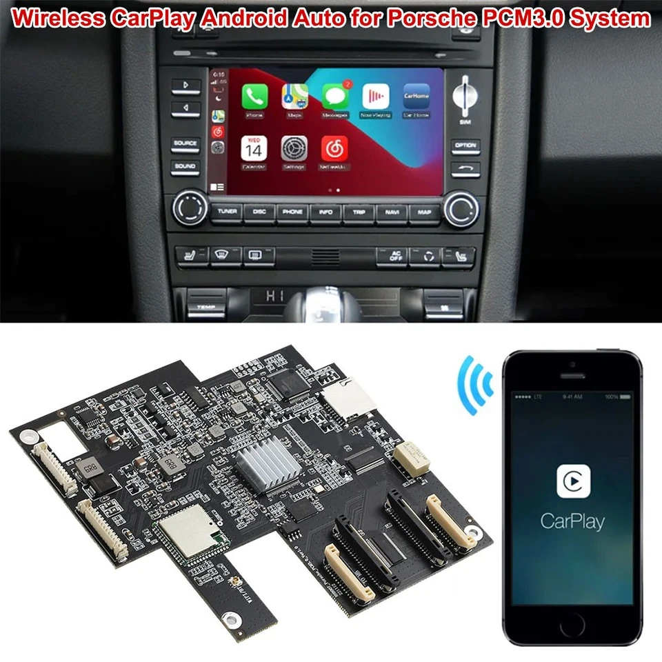 Wireless CarPlay Android Auto Module For Porsche Cayenne Cayman PCM3.0 2009-2012 - Image 4 of 4