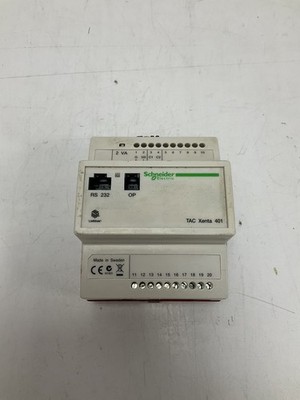SCHNEIDER TAC XENTA 401 PROGRAMMABLE CONTROLLER