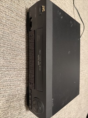 JVC Pro-Cision 19 U Head VCR Plug & Play SQPB Black Cable Tested