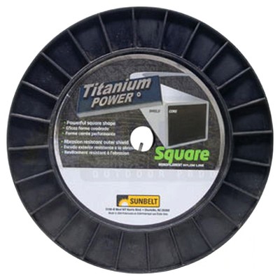 B145095 Titanium Power Trimmer Line, .095'' square