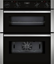 NEFF J1ACE2HN0B Built-Under Stainless Steel Electric Double Oven