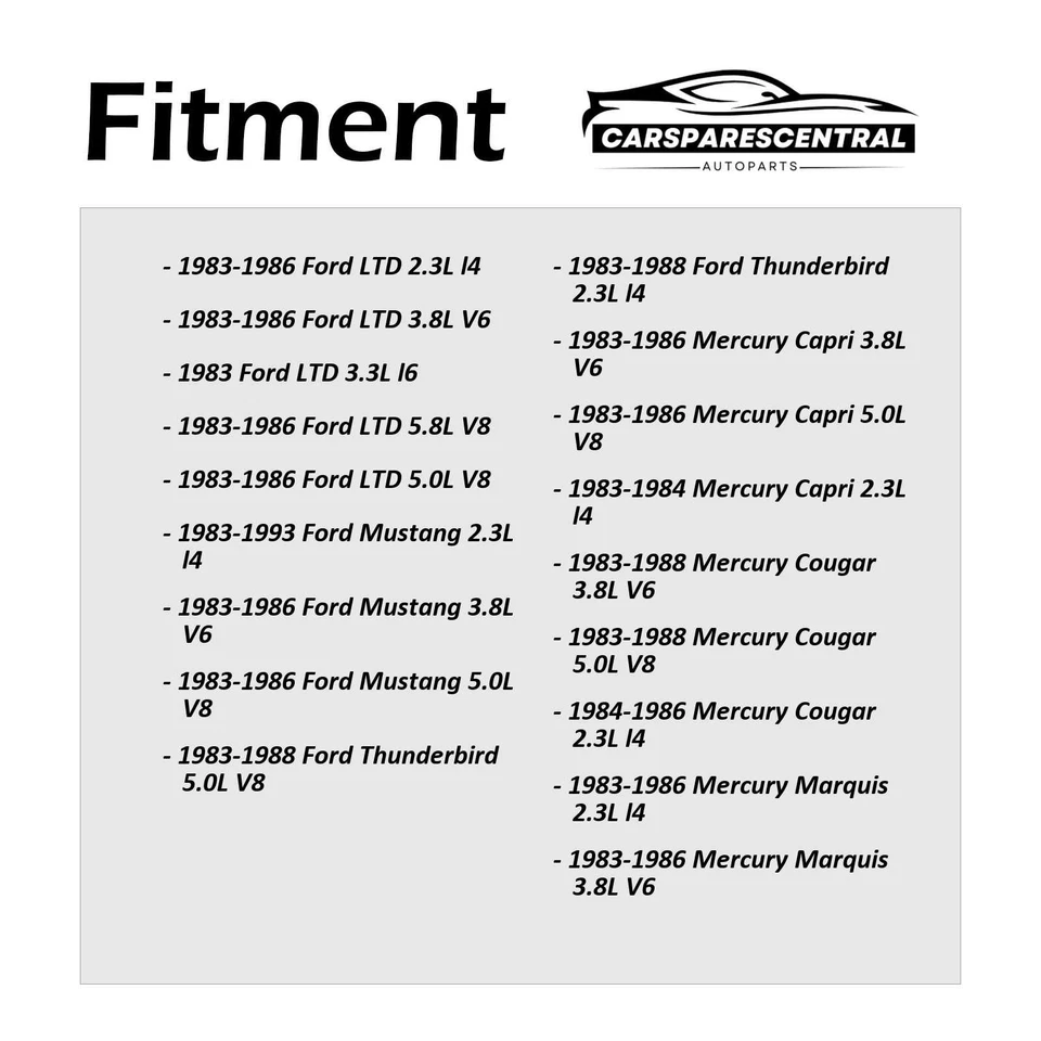Kit de pinza de freno delantera remanufacturada para Mercury Zephyr 1983 2x Foto 2 de 4