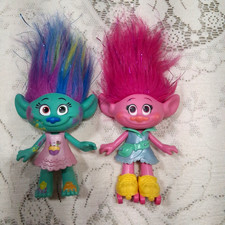 Dreamworks Hasbro Poppy  Harper Trolls Dolls  2015 