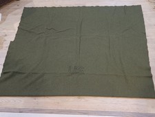1957 military blanket 1957 US Military Wool Bed Blanket, Olive Green Shade 118, Type 1 Size 2 — listing 2