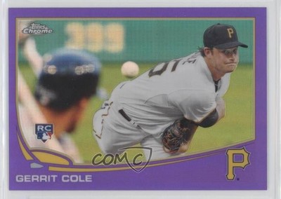 2013 Topps Chrome Retail Purple Refractor Gerrit Cole #210 i6e
