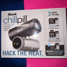 Sistema de enfriamiento personal 3 en 1 ChillPill con ventilador, enfriamiento InstaChill... Tiburón