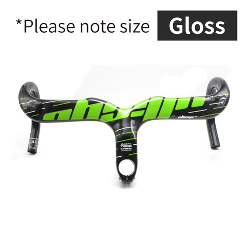 Drop Bar Integrated Carbon Road Bicycle Handlebar 28.6mm Internal Routing - Picture 18 of 44