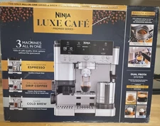 Ninja Luxe Cafe Premier Series 3-in-1 Espresso Coffee System (ES601)-Sw2