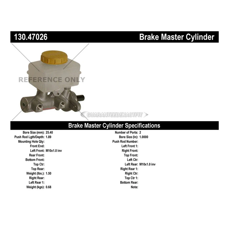 Para Subaru Impreza 1998 1999 2000 2001 cilindro mestre de freio central TCP - Imagem 3 de 3