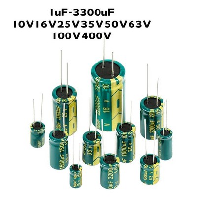 10V-400V Hochfrequenz Radialelektrolyt Kondensator mit niedrigem ESR 1uF-3300uF