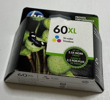 HP 60XL Tri Color Ink Cartridge CC641WN Genuine New Sealed