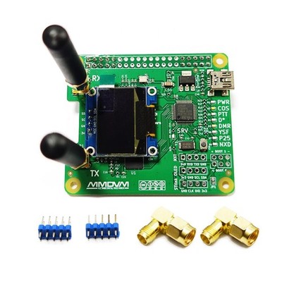MMDVM Duplex Hotspot Module Dual Hat V1.5.2 with 0.96 OLED Display Support P2...