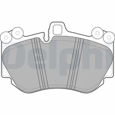 LP2116 Delphi brake pad set, disc brake for Audi, Porsche, VW