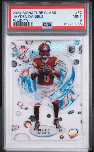 2024 Topps Signature Class - Jayden Daniels - ROOKIE - Fluidity - PSA - ROOKIE