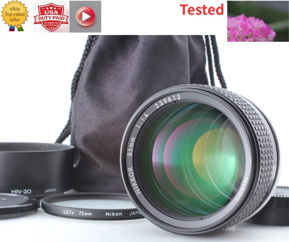 Nikon 85mm f/1.4 Camera Lenses for sale - eBay