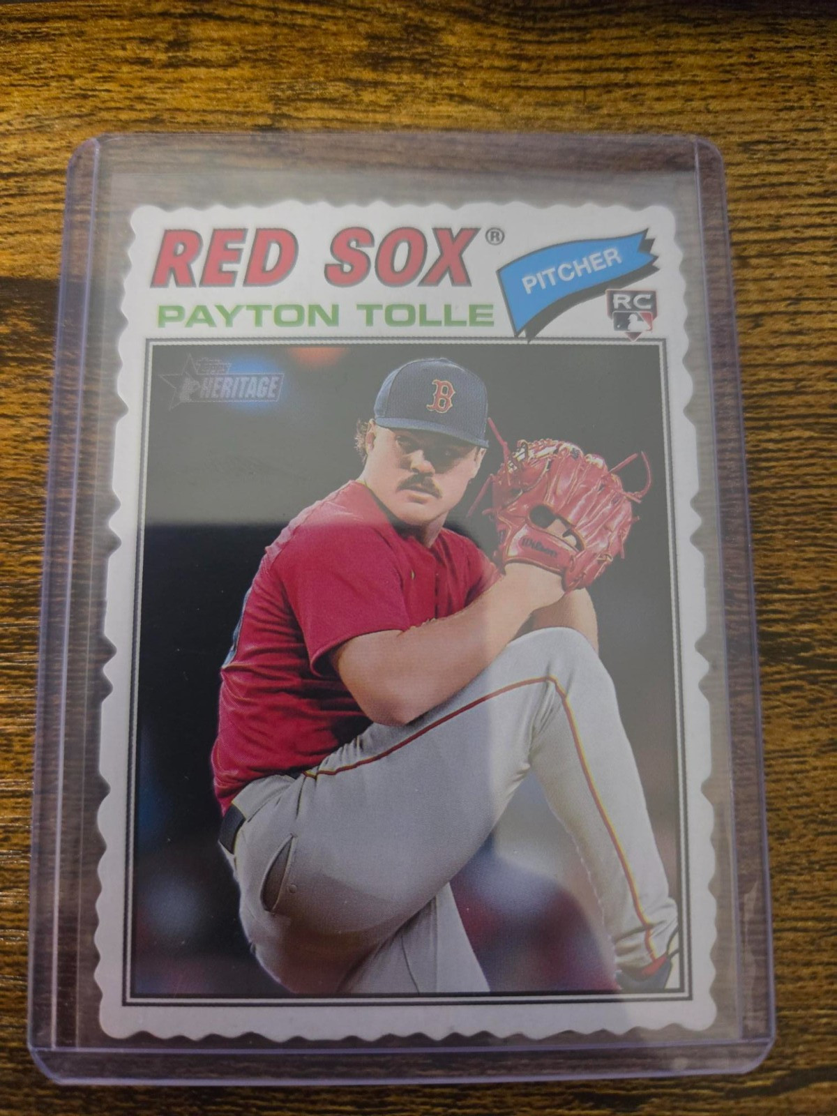 2026 Topps Heritage - Payton Tolle #386 Deckle Edge (RC)