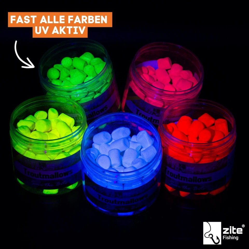 Marshmallow Forellenköder Auftreibend Diverse Aromen & Farben 40g Zite Fishing - Bild 4 von 4