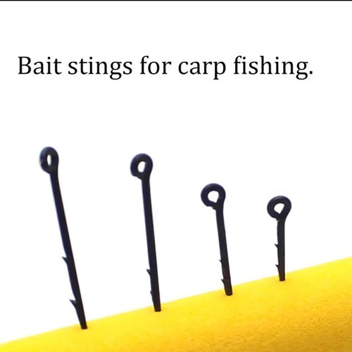 20x Black Bait Spike Carp Fishing Hook Bait Sting Boilies Pin Rigs Tool 8mm-15mm - Picture 8 of 15