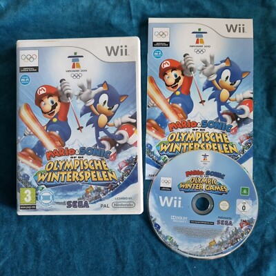 Mario & Sonic bei den Olympischen Winterspielen (Wii, 2009) Deutsche Version. CiB