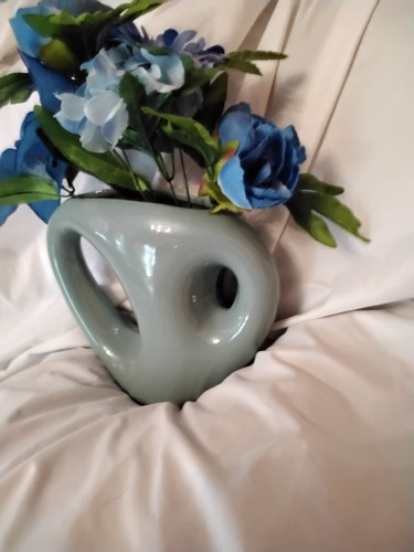 Hager Abstract Style Retro Green Vase - Picture 11 of 13