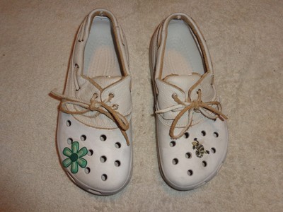 crocs white size 6