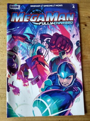 Boom Megaman Fully Charged 4 Infante Variant cover  (2022)