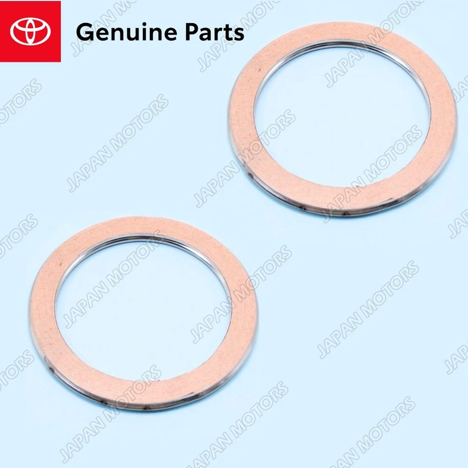 Новая оригинальная прокладка выхлопной трубы Toyota Land Cruiser Highlander x2 9091706076 от оригинального производителя - Изображение 2 из 2