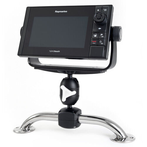 ROKK Adjustable Rail Mount Boat Marine Support Holder Sounder Phone Rod Bracket - Picture 3 of 3