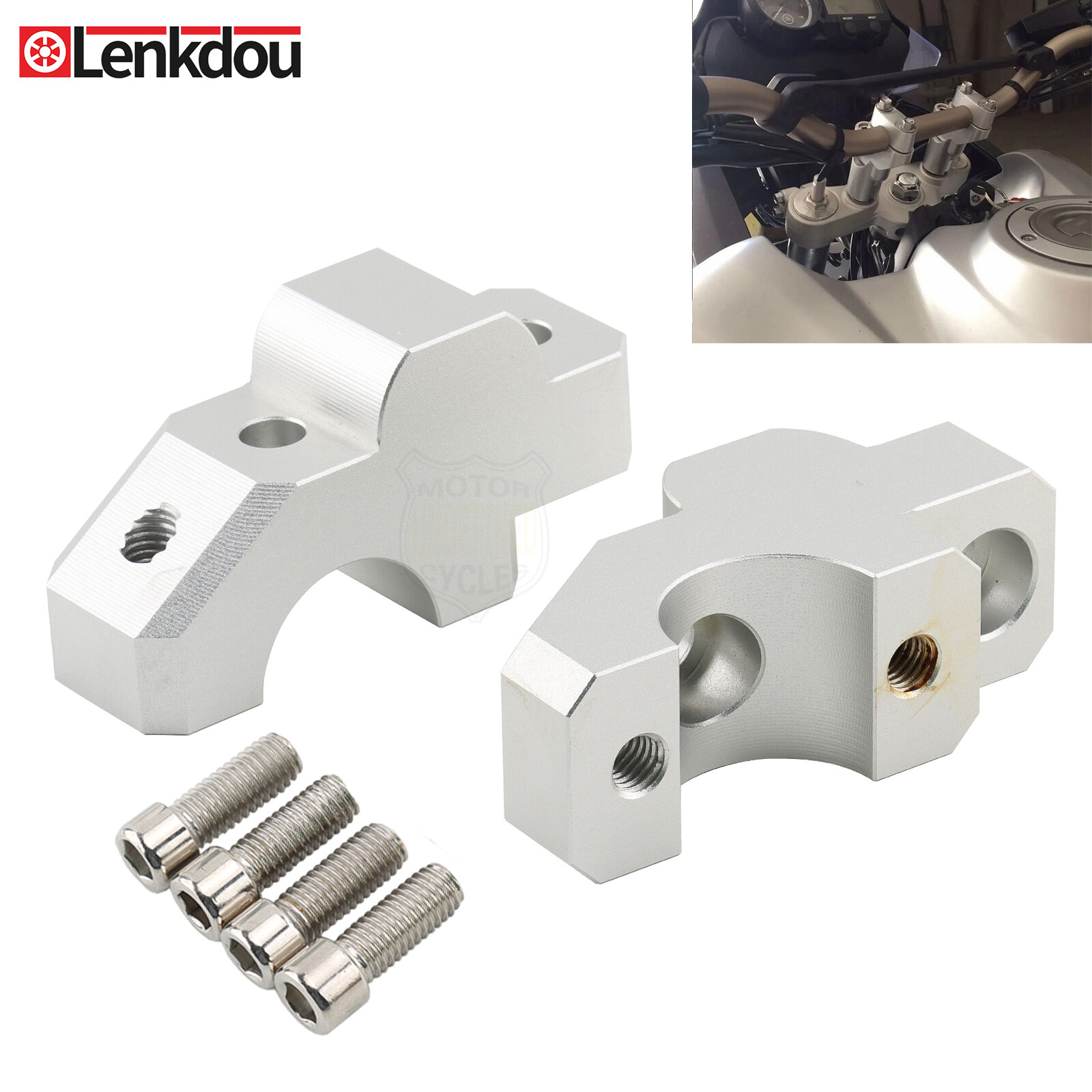 Motorcycle Handlebar Bar Offset Risers For Yamaha Tracer 900 FZ09 MT09