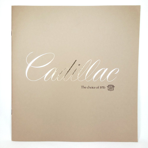 Vintage 1976 Cadillac Dealership Catalog General Motors Litho In USA
