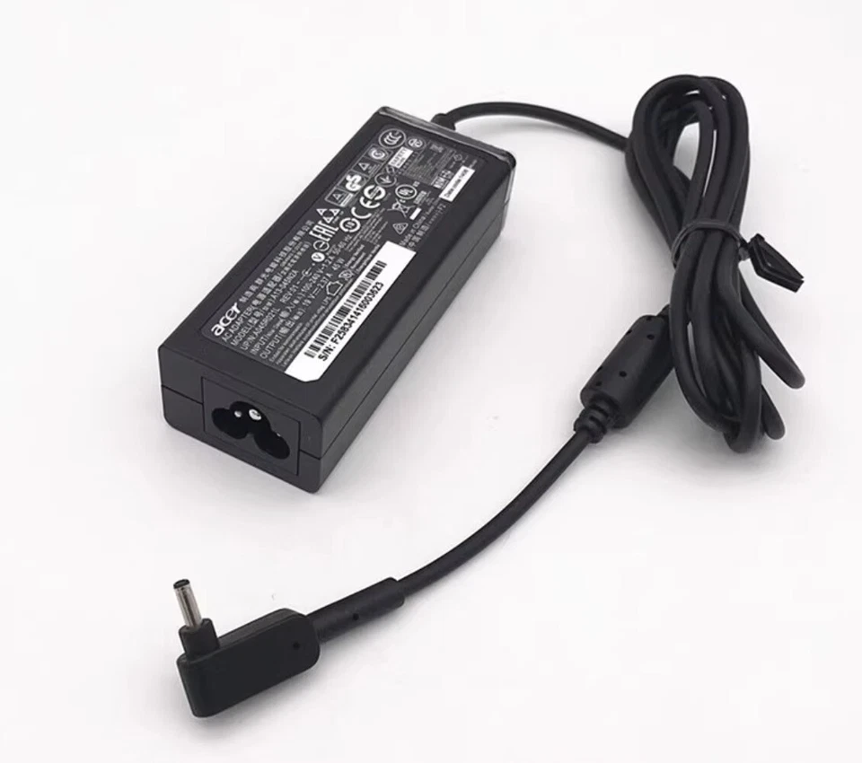 Cargador Original 19V 2.37A 45W para Acer Chromebook 11 13 14 3.0*1.1mm Adaptador de CA Foto 2 de 4