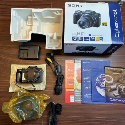 Sony Cyber-shot DSC-H10 8.1MP Digital Camera - Silver for sale