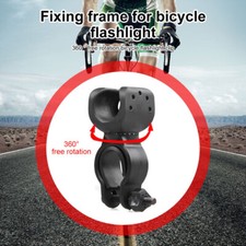 Bicycle Cycling 360  Rotation Flashlight Torch Mount LED Light Holder Clamp Clip