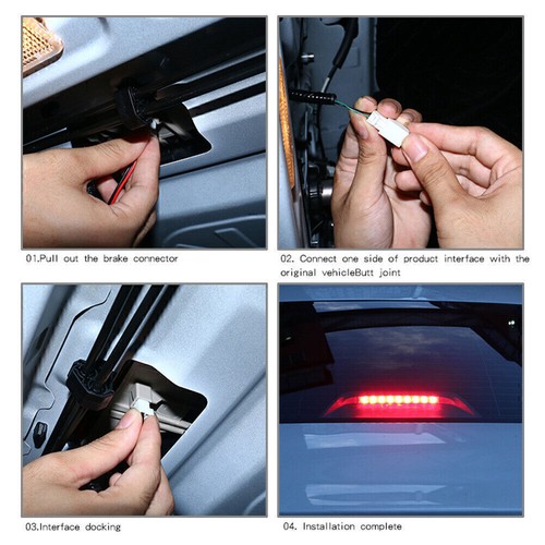 For Honda Civic Sedan 16-21 LED Strobe Flash Module Wiring Box Tail Brake Light - Picture 12 of 12