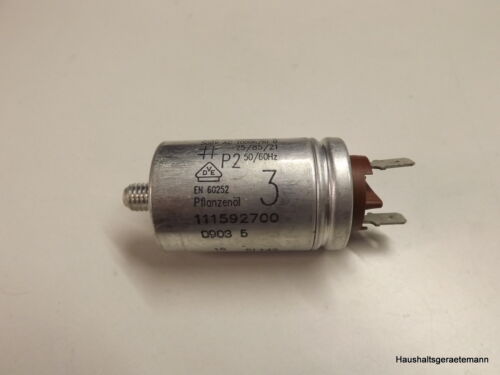 Condensateur AEG condensateur moteur MA MKP 3/500 MKP 3 uF +/- 5 % -25/85/21 - Photo 1/2