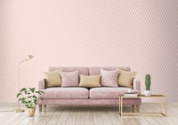 Eur 5,07/Qm / Tapete Graham & Brown 106369 Bercy Modernes Muster Rosa Rose-Gold